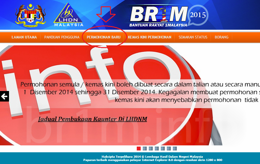 Br1m online application 01 - BR1M 2018 Online